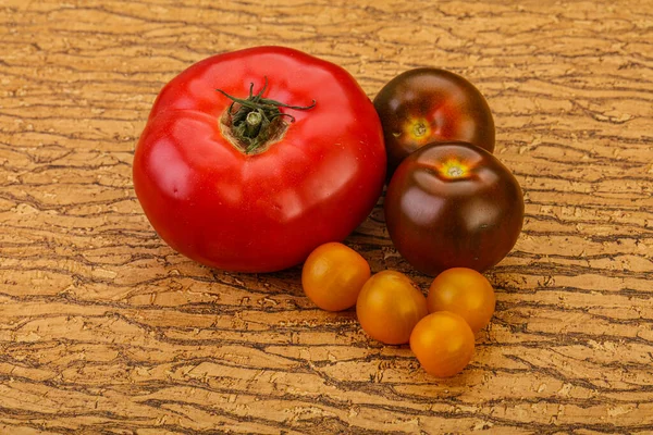 Mistura Madura Tomate Vermelho Amarelo Cumato — Fotografia de Stock