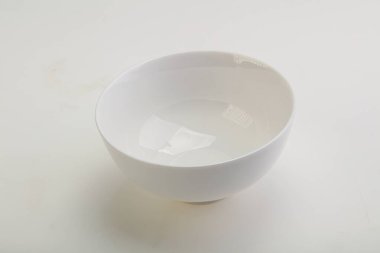 İzole edilmiş servis için beyaz leke kasesi