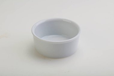 İzole edilmiş servis için beyaz leke kasesi