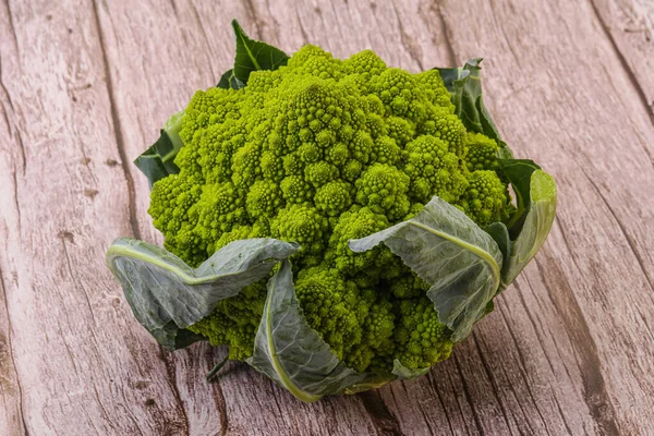 Økologisk Deilig Vegetabilsk Mat Romanesco Kål – stockfoto