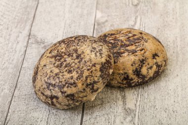 Tatlı ve lezzetli Rus zencefilli çörek yığını