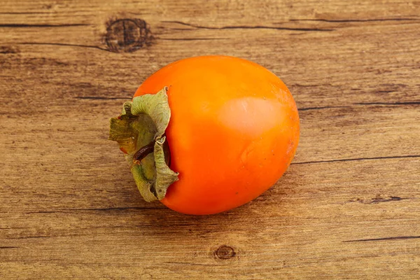 Ripe Sweet Tasty Persimmon Fruit — Stock Photo, Image