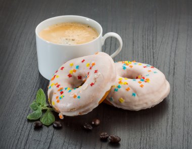 Donuts kahve