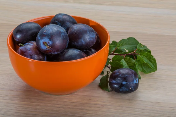 Fresh plums — Stock Photo, Image