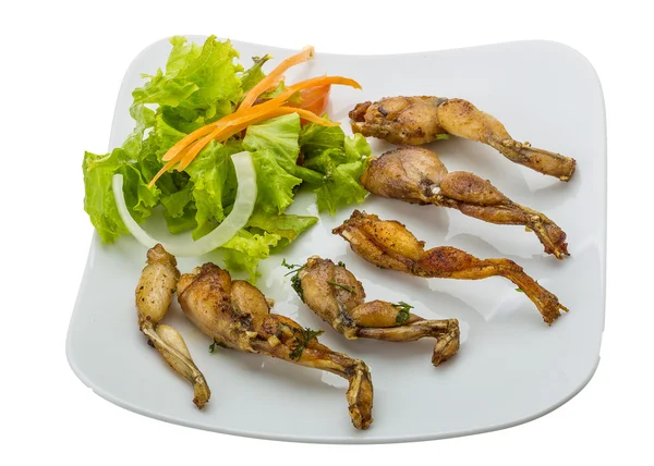 Grilled frog legs — Stock Photo, Image