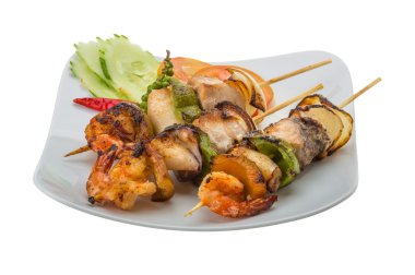 Deniz ürünleri Barbekü