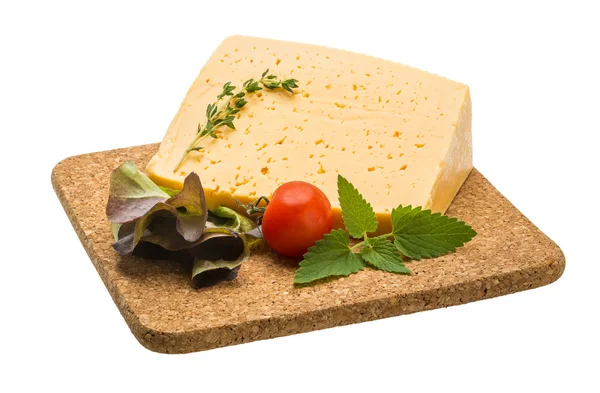 Cheese with thyme — Stock Photo, Image