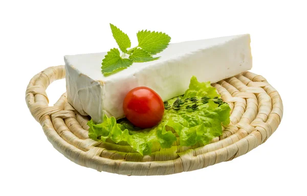 Brie cheese with thyme Royalty Free Stock Photos