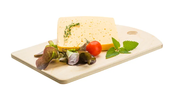 Cheese with thyme — Stock Photo, Image