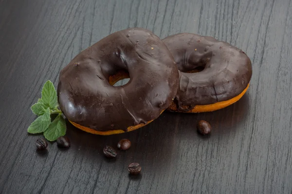 Donuts de chocolate — Fotografia de Stock