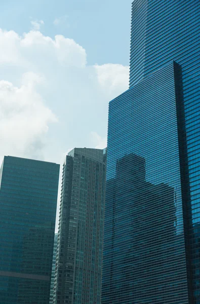 Buildings in Singapore skyline — Stock Photo, Image