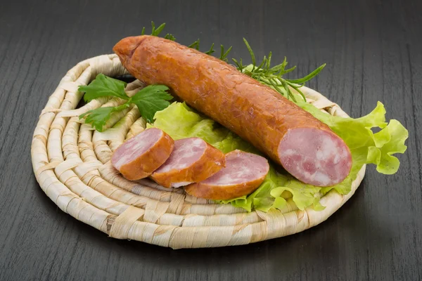 Sliced sausage — Stock Photo, Image