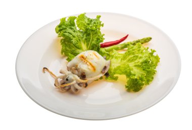 ızgara mürekkep balığı