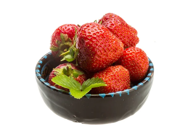 Strawberry in the bowl — Stock Photo, Image