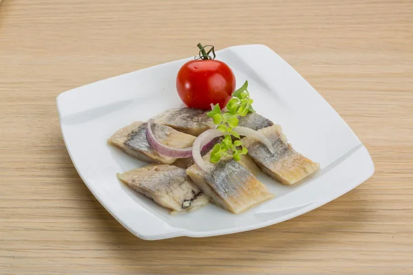 Sliced herring — Stock Photo, Image