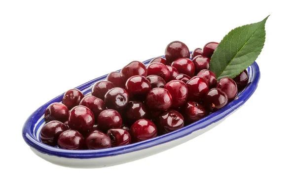 Cherry w misce — Zdjęcie stockowe