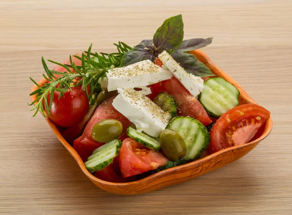 Griechischer Salat — Stockfoto