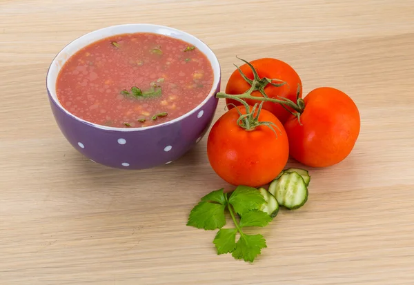 Gaspacho 수프 — 스톡 사진