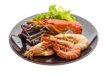 dev tatlı su karides ve Kral karides