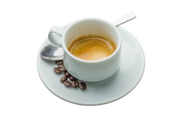 Heißer frischer Espresso — Stockfoto
