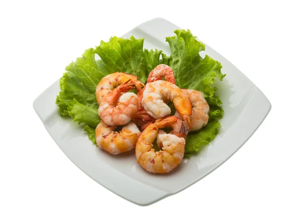 Unshelled king prawn — Stock Photo, Image