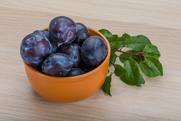 Fresh plums — Stock Photo, Image