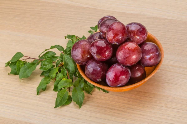 Fresh plums — Stock Photo, Image