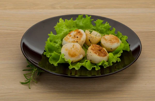 Grilled scallops — Stock Photo, Image