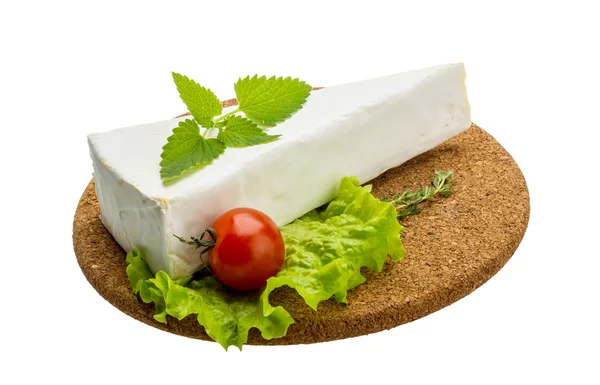 Brie cheese with thyme — Stock Photo, Image