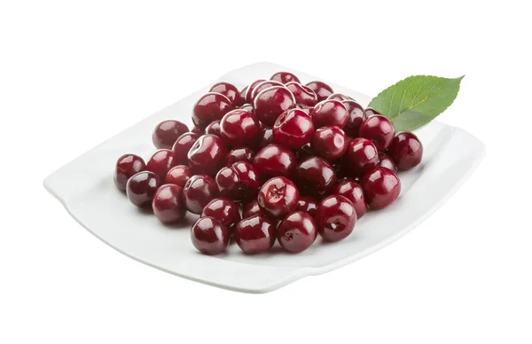 Cherry in the bowl — Stock Photo, Image