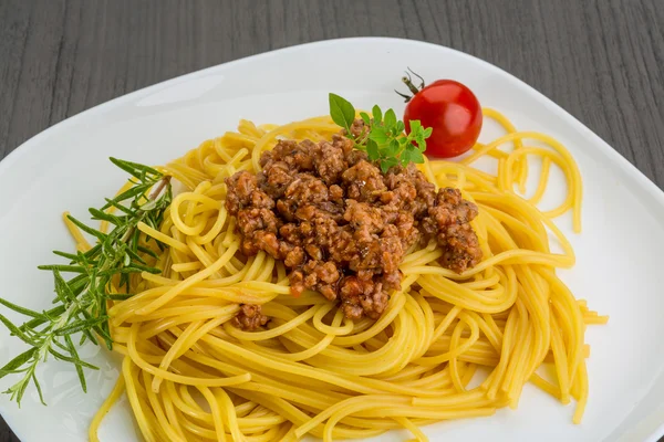 Spaghetti bolognais — Photo