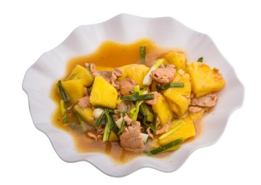 domuz eti ve ananas