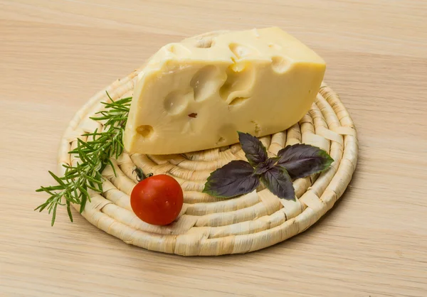 Maasdam cheese — Stock Photo, Image