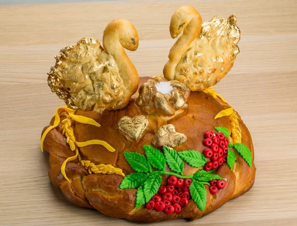 Karavay - Russian traditional bread — Stock Photo, Image