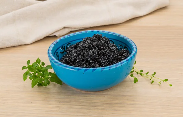 Black caviar — Stock Photo, Image