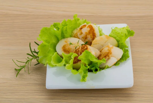 Grilled scallops — Stock Photo, Image