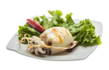 ızgara mürekkep balığı