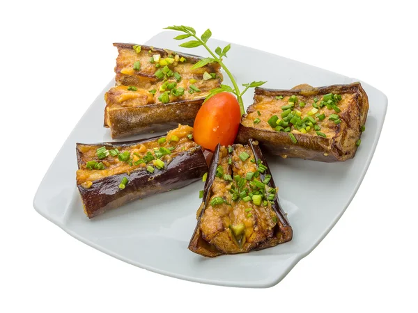 Gegrilde aubergine — Stockfoto