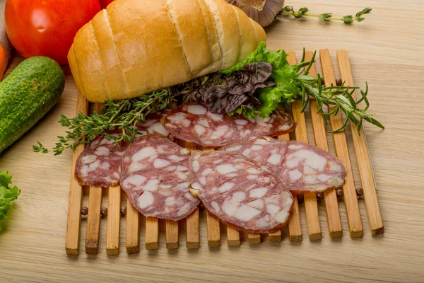 Salami — Stockfoto