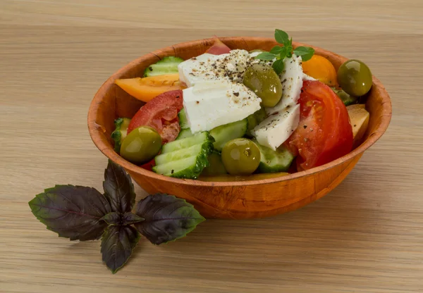 Greek salad — Stock Photo, Image