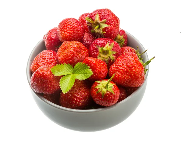 Strawberry in the bowl — Stock Photo, Image