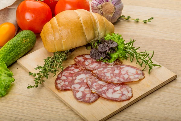 Salame — Fotografia de Stock