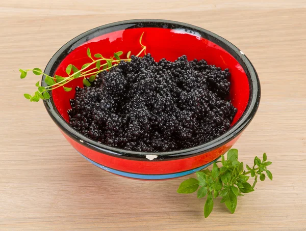 Black caviar — Stock Photo, Image