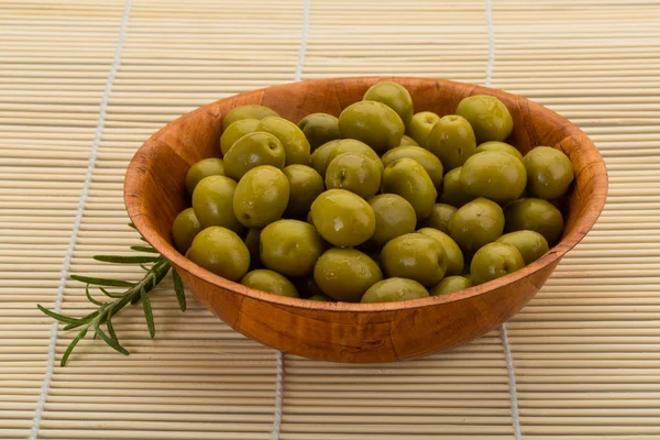 Green olives — Stock Photo, Image