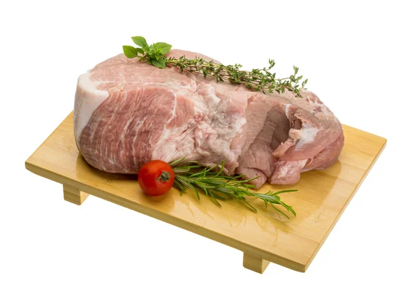 Carne de cerdo cruda — Foto de Stock