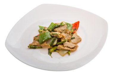 sebze soslu domuz eti