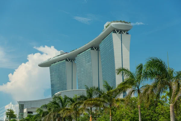 SINGAPORE - 11 MAGGIO: Marina Bay Sands Integrated Resort l '11 maggio — Foto Stock