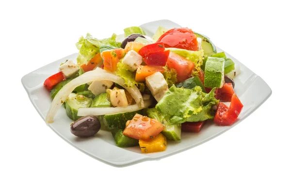 Heerlijke Griekse salade — Stockfoto