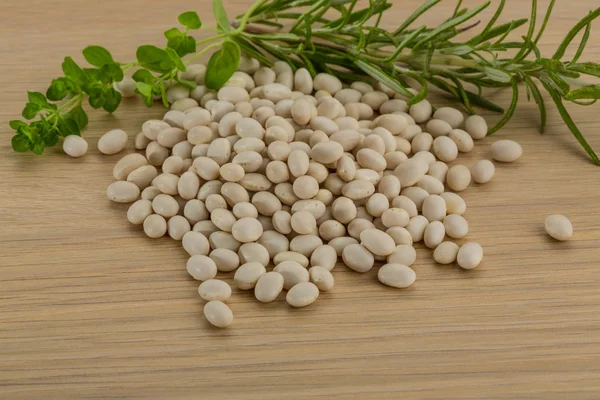 Syrové fazole bílé — Stock fotografie