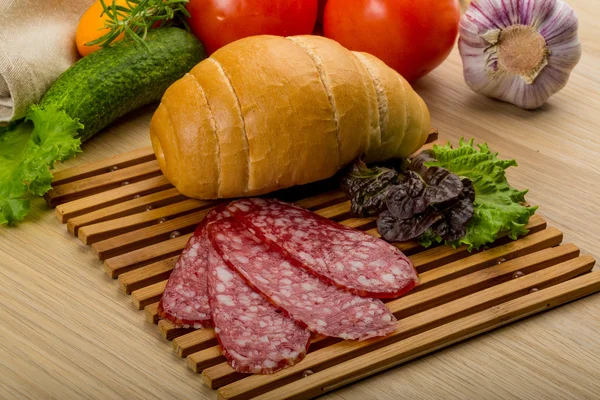 Salami — Stockfoto